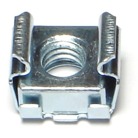 MIDWEST FASTENER Cage Nut, M6-1.00, Steel, Not Graded, Zinc Plated Finish 76291